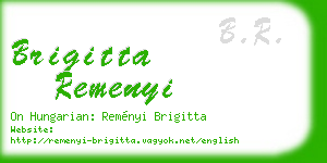 brigitta remenyi business card